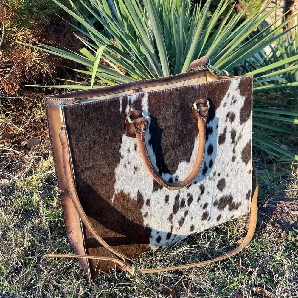 Cowhide American Darling Tote